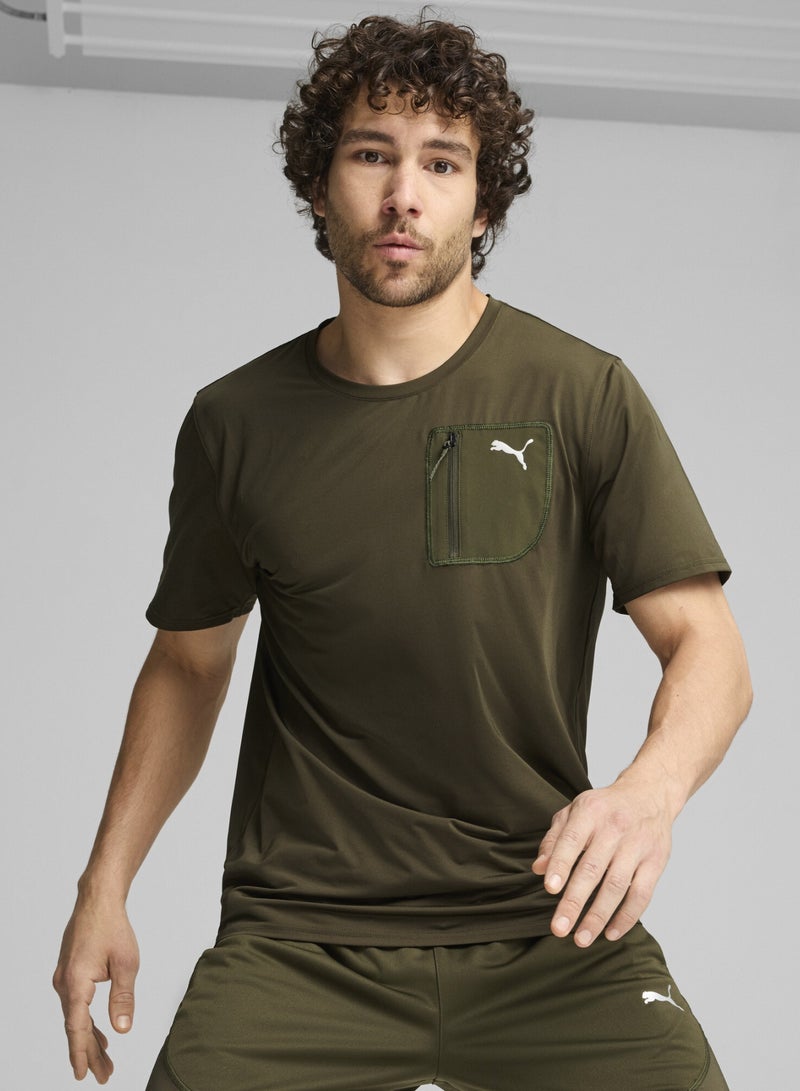 بوما تيشرت بجيوب كارجو متعددة للرجال - Image 1